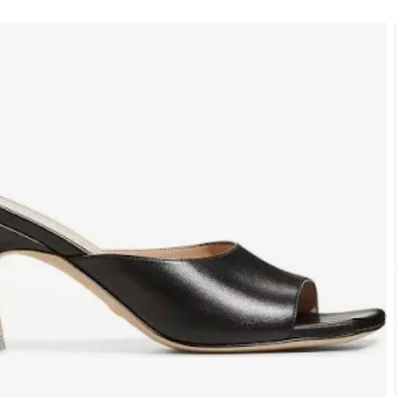 Stuart Weitzman Tia 75 Slide Sandal Black 9 - Picture 4 of 9